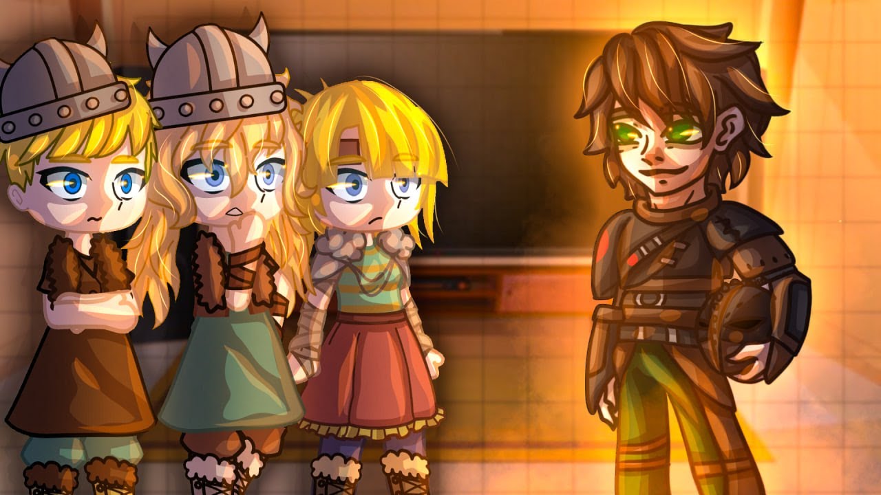 Httyd react to Hiccup // How to train your dragon // Gacha React