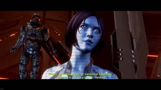 Halo 4: Master Chief And Cortana VS The Didact + Cortana Says Goodbye To Master Chief Cutscene