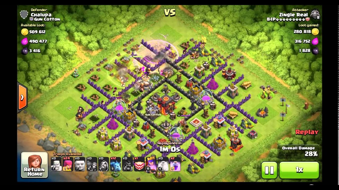 Clash Of Clan Farm 100000 Gold 100000 Elixir 5000 Dark Elixir