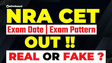 NRA CET Exam Date 2022 | Exam Pattern Out | Syllabus | REAL OR FAKE ?