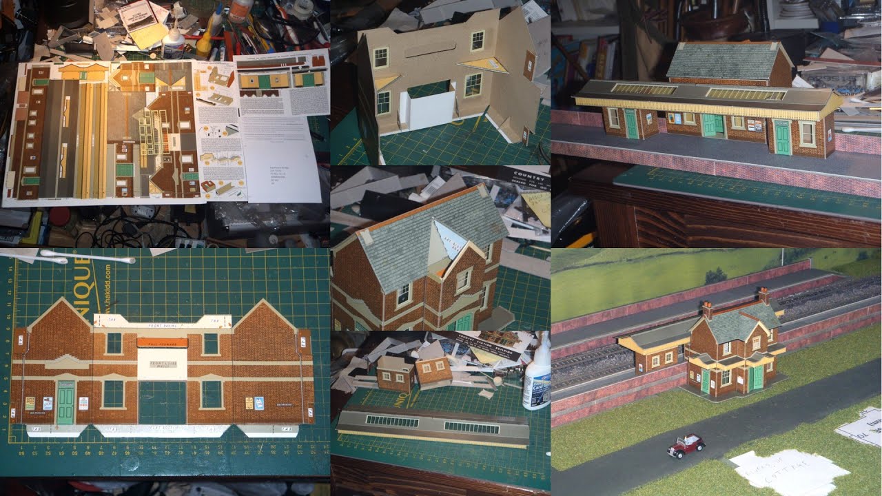 OO Gauge 37, Superquick Country Station with Metcalfe Platform