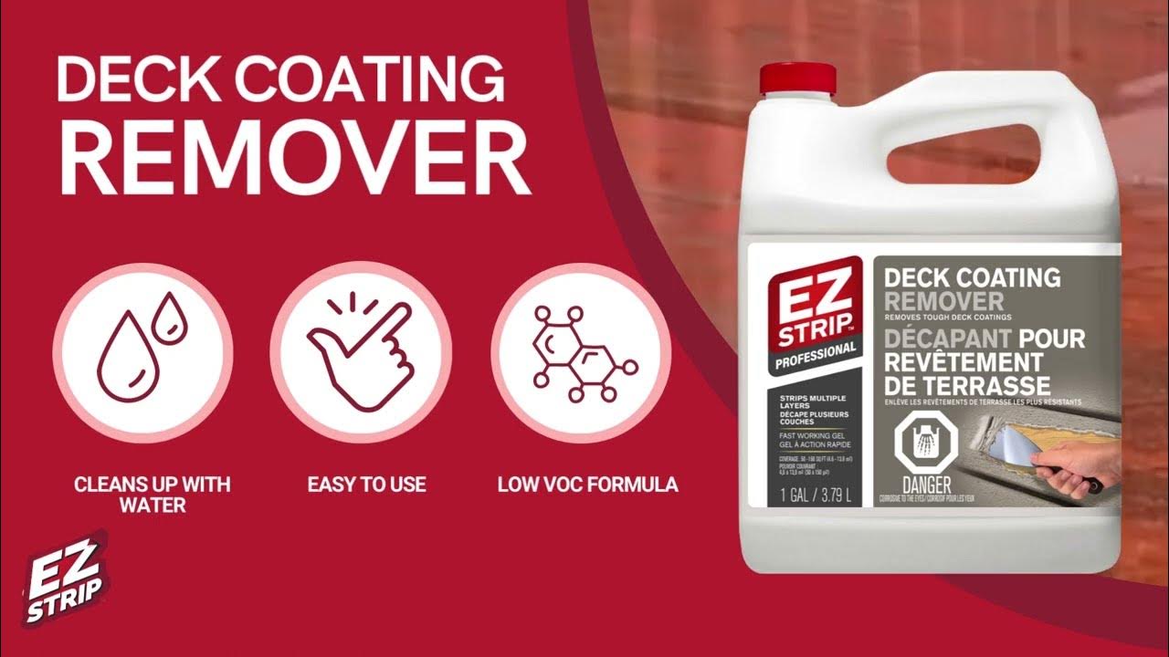 EZ Strip Deck Coating Remover YouTube