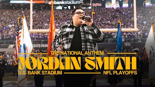 The National Anthem | Jordan Smith | Live at NFL Playoffs