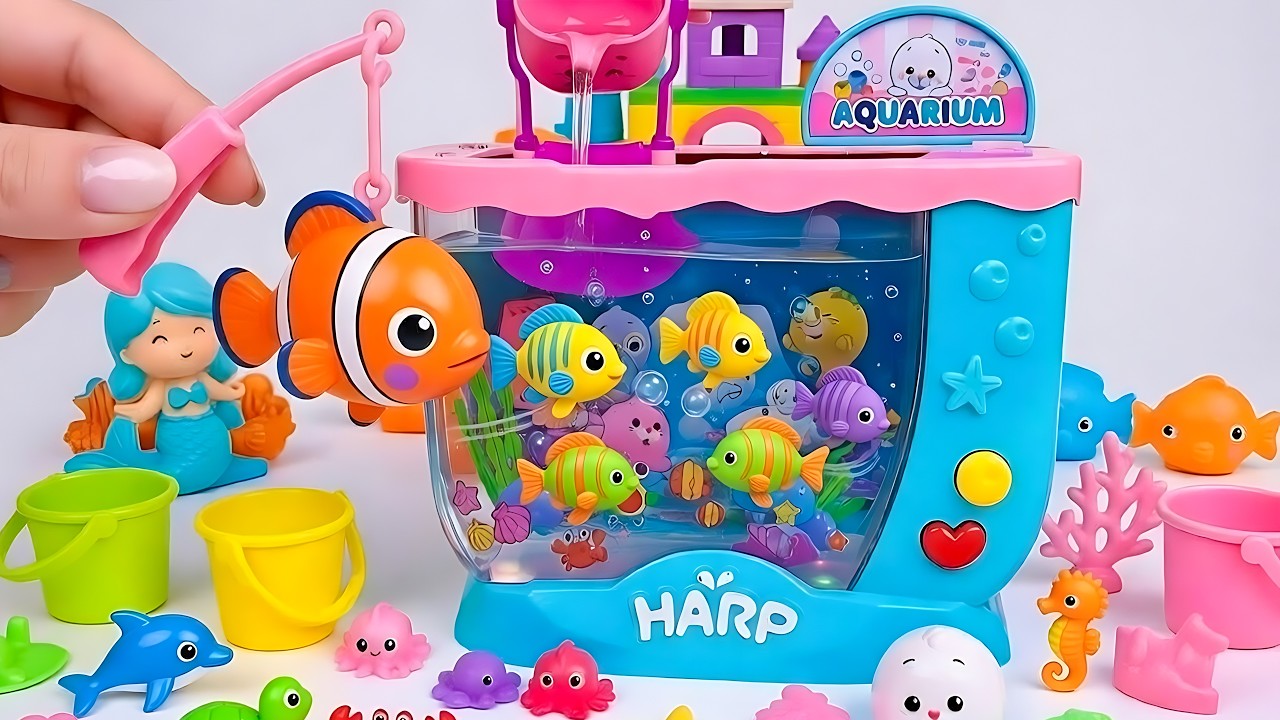 60 Minutes Satisfying with Unboxing ULTIMATE Robo Fish Aquarium Fishing Playset Collection Review 🐠