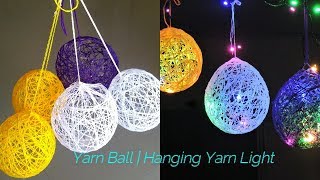 How To Make A Lantern With Yarn Gorgeous Diy Yarn Orbs How To Make Balloon Orbs