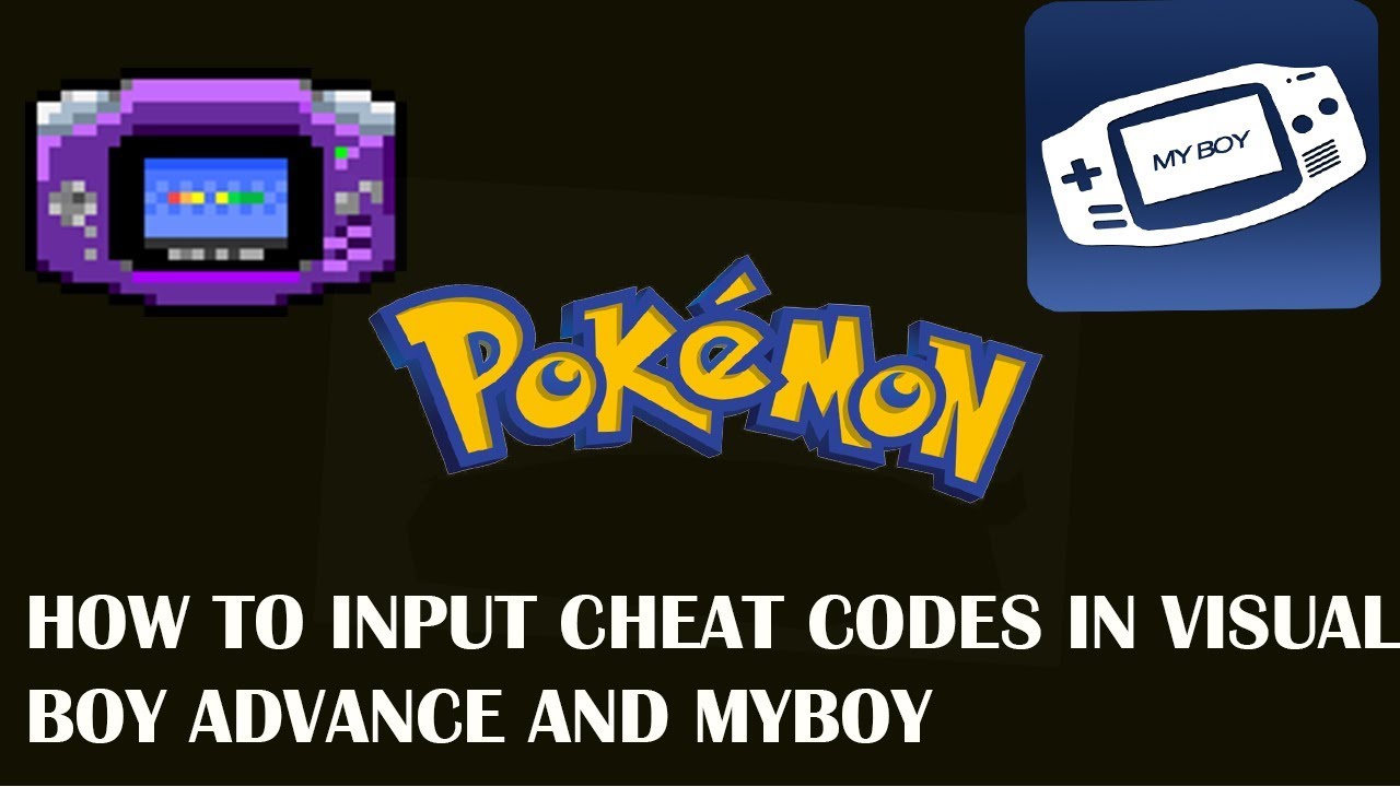 Tutorial on How To Activate Pokemon Gameshark Code on MyBoy 