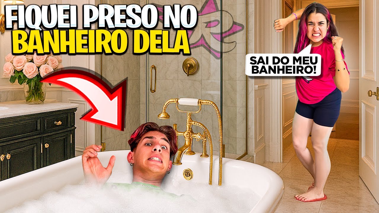 FIQUEI PRESO NO BANHEIRO DA EMILLY VICK *fui pego?