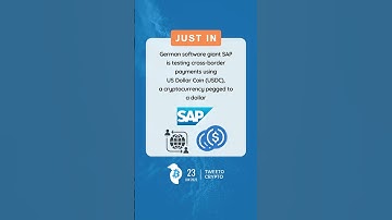 German software giant SAP ventures into cross-border payments with USDC cryptocurrency