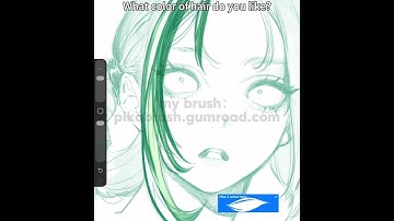 The brush is in the link below in the introduction.#procreate #procreateart #procreatebrushes