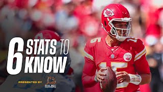 Week 1: Chiefs vs Ravens - Xavier Worthy, Derrick Henry, Defense & MORE! | Six Stats to Know