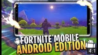 *SECRET RELEASE* FORTNITE APK FOR ANDROID (how to get fortnite for android devices)