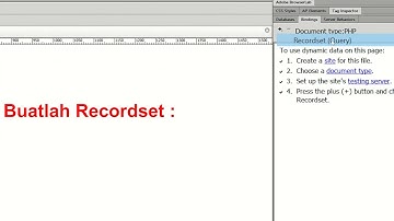 Dreamweaver CS6 : Membuat Halaman Index Umum