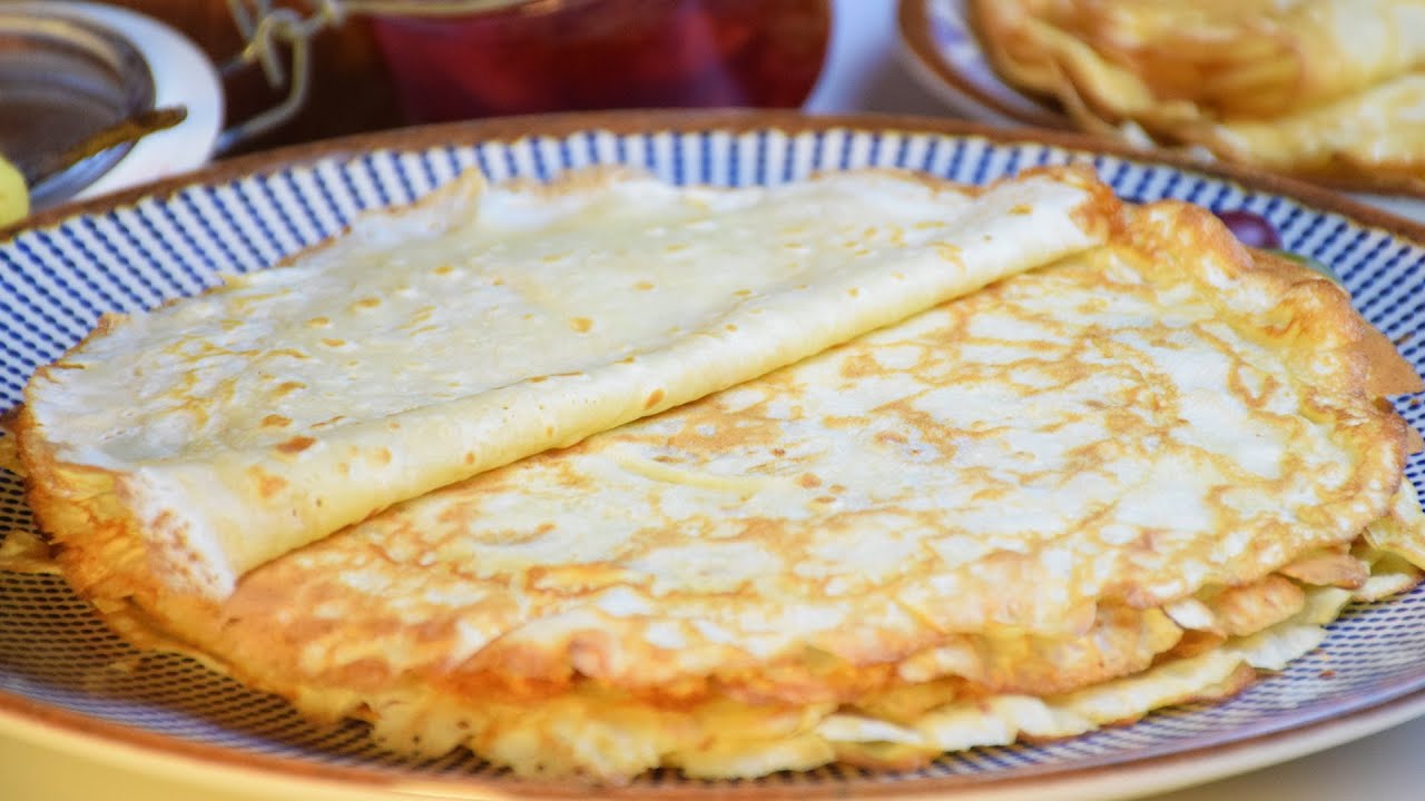 MASSA DE CREPE (DOCE OU SALGADO) | PANQUECA FRANCESA FININHA