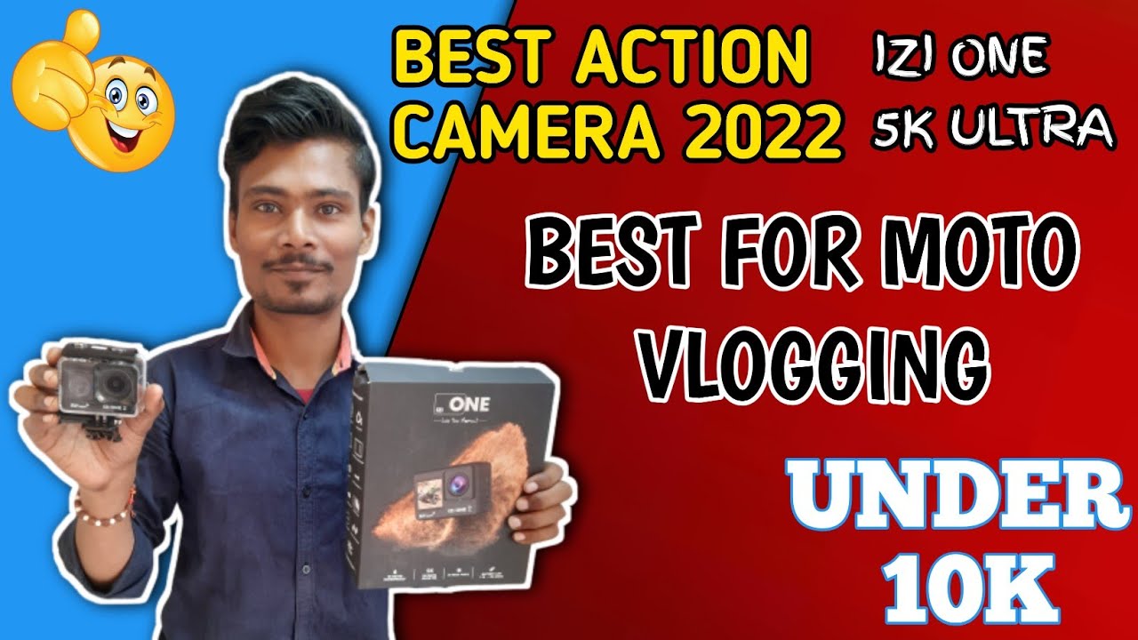 IZI ONE Action Camera ₹9,999 48MP 5K Ultra HD Video Camera