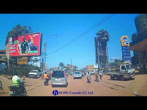 Makerere University to Mukono drive on a clear day via Gayaza - Kalagi road on January 02, 2023