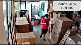 Auto Motion Tracking Security IP CCTV Camera / 360 degree Indoor Camera