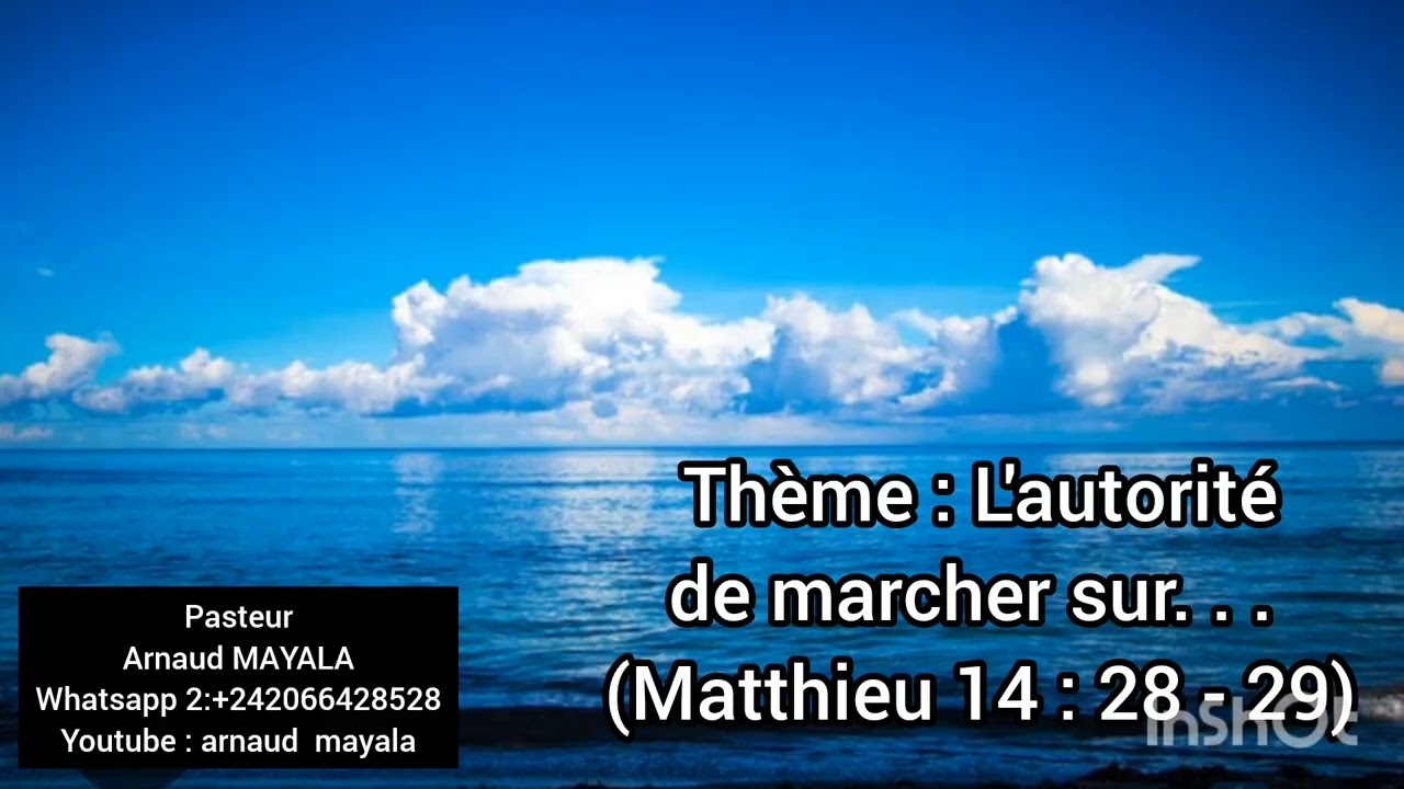 L'autorité de marcher sur. . . 