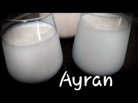 Замечательный турецкий напиток айран. Ayran nasıl yapılır.