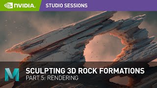 Sculpting Stunning 3D Rock Formations w/ Jonas Ronnegard | Part 5: Rendering