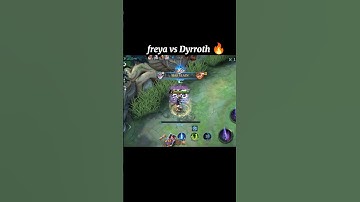 Battle with strongest fighter In exp lane #mlbb #dyrroth #dyrrothgameplay