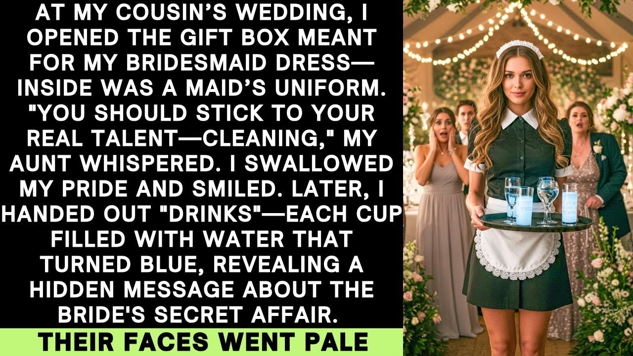 My Aunt Gave Me a Maid’s Uniform Instead of a Dress… So I Exposed Her Dirty Secret