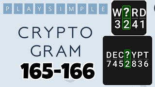 PlaySimple CRYPTOGRAM level 165 166