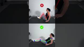 STOP Doing Knee Tucks Like This 😬 Fix Your Form for REAL Ab Results 🔥💪