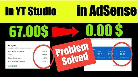 YT Dollars" not" ADD" in Google AdSense | YouTube Earning Not Showing in AdSense account