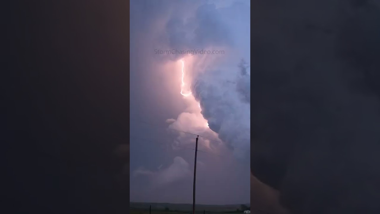Beautiful Lightning in Nebraska this Memorial Day Weekend! #shorts