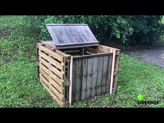 Jardinage : comment fabriquer un double bac à compost en bois de palettes