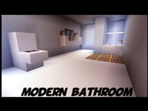 How To Make The Best Bathroom In Minecraft Pe?