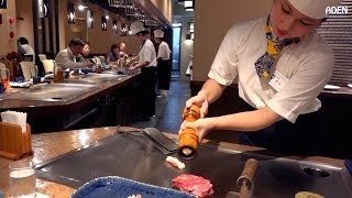 Okinawa Beef Teppanyaki Gourmet Food in Japan