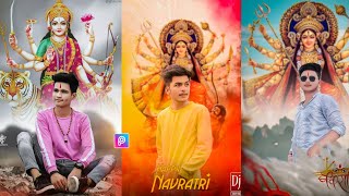 Navratri Special Photo Editing In PicsArt || Durga Puja Photo Editing Tutorial || Pijush editing screenshot 4