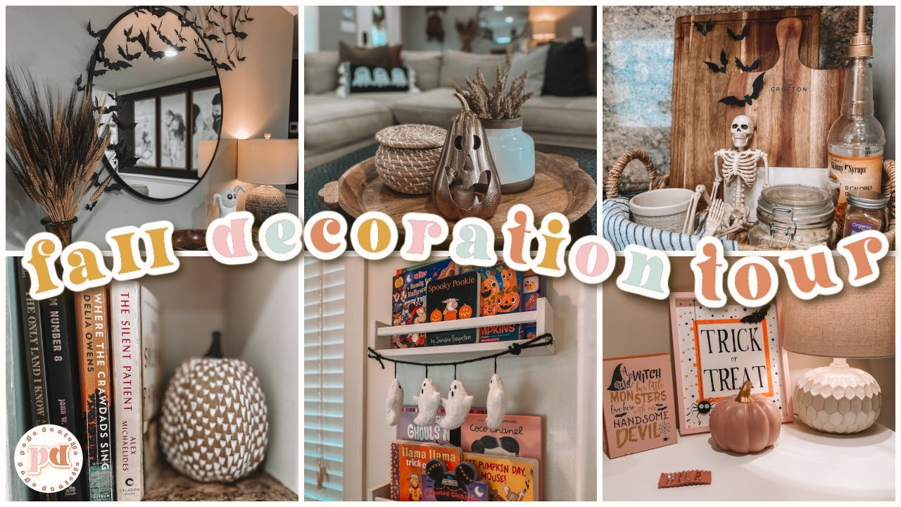 NEW COZY FALL DECORATE WITH ME 2022 | NEUTRAL FALL & HALLOWEEN HOME ...