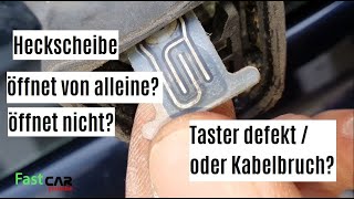 Heckscheibe öffnet nicht / alleine defekt Kabelbruch BMW E61 E91 I Heckscheibe öffnen ohne Schlüssel