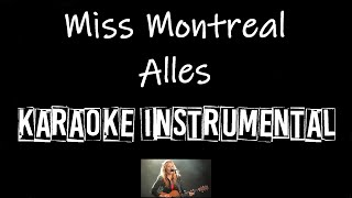 Miss Montreal - Alles      , instrumental met tekst