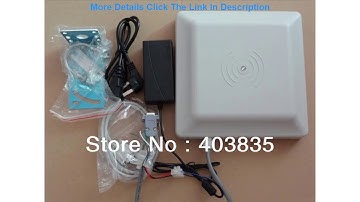 Top UHF RFID card reader 6m long range  8dbi Antenna RS232/RS485/Wiegand Read 6M Integrative UHF Re