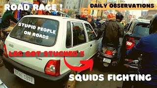 ROAD RAGE: STUPID PEOPLE ON ROAD | DAILY OBSERVATIONS INDIA #6|BAD DRIVER OF INDIA | INDIANS ON ROAD