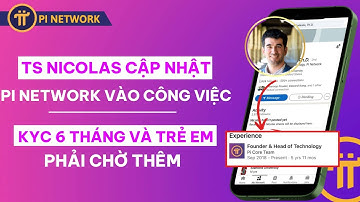 Nicolas Cập Nhật Pi Network Trên Hồ Sơ Công Việc | KYC 6 Tháng Và Trẻ Em Phải Chờ Thêm!