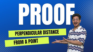 Explore the Unexplored | Proof of perpendicular Distance from a Point to a line