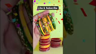 rajasthani treditional chudiyan #viral #bangles #diy #ytshorts #trending #wedding #jewellery