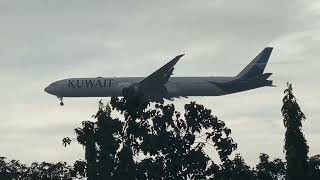 Go Around Kuwait Airways 777-300Er Aborted Landing In Naia
