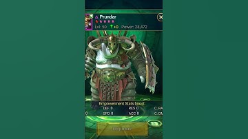Empowering My Prundar To +1 Empowerment In RAID Shadow Legends