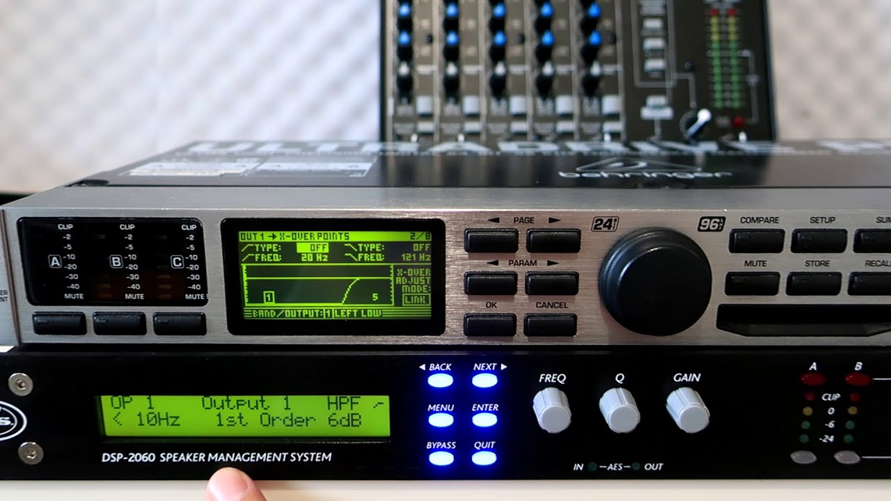 COMPARACIÓN GAMAS DE PROCESADORES DE SISTEMAS DE SONIDO - BEHRINGER ULTRADRIVE vs DAS AUDIO DSP 2060