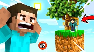 MINECRAFT ONE BLOCK I Build Tree Farm One Block gameplay #2