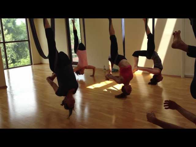 Learning to Fly with Aerial Yoga | Wanderlust