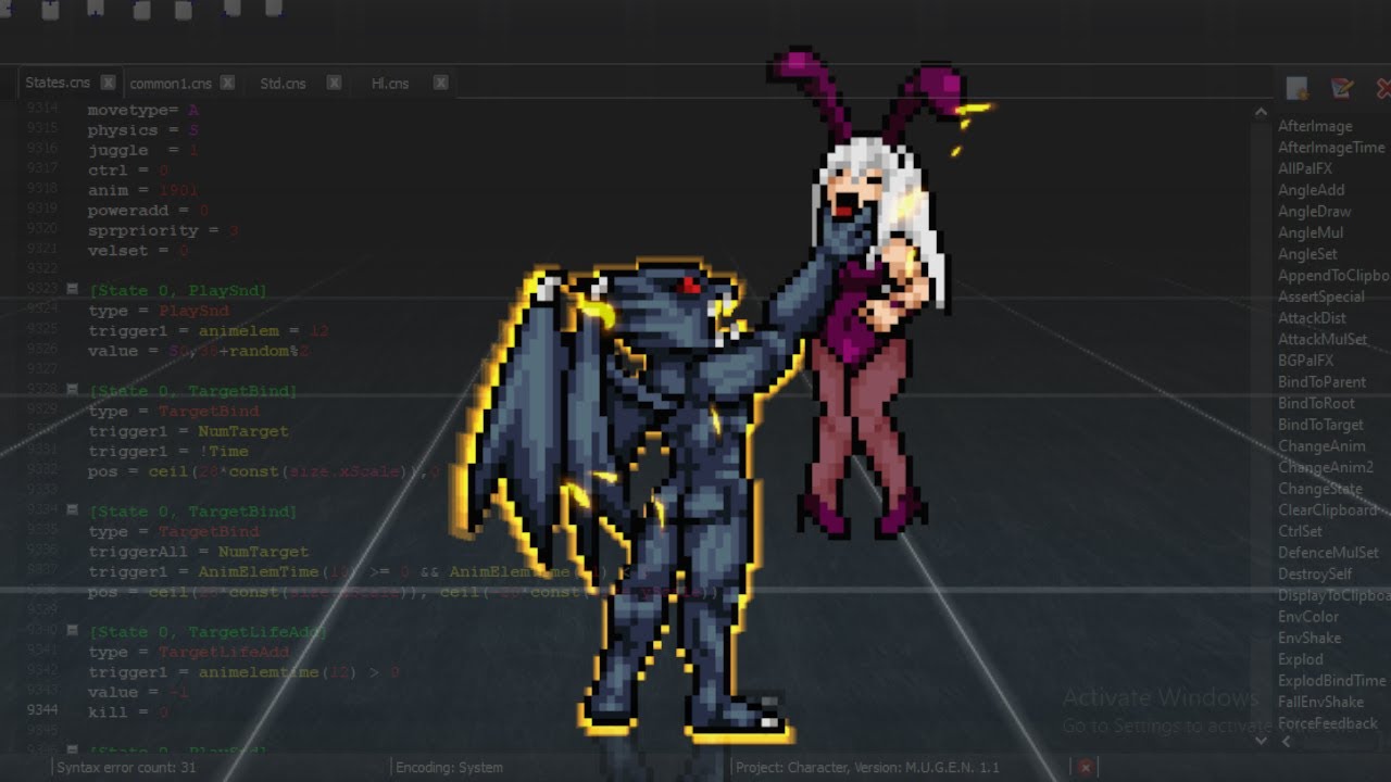 【MUGEN】HOW TO ADD YOUR CUSTOM SPRITES (Demitri)