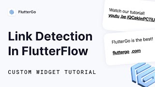 Detect Links in Text AUTOMATICALLY in FlutterFlow | FLUTTERFLOW CUSTOM WIDGET TUTORIAL screenshot 4