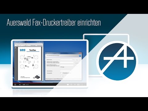 Auerswald Fax-Druckertreiber einrichten