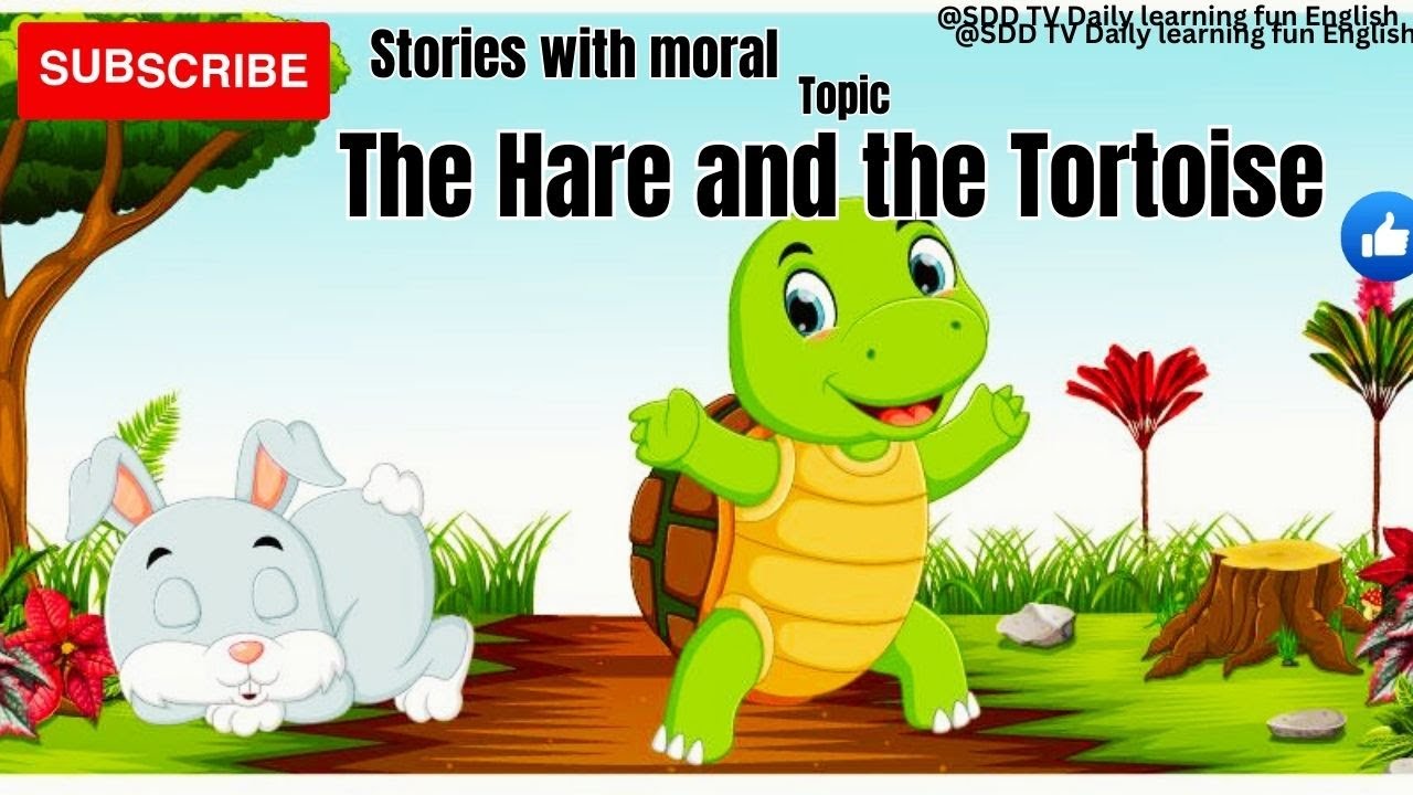 The Hare and The Tortoise Story | Bedtime Story | English Storytelling ...